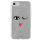 Etui Glitter EYES Shine Cover do iPhone SE 2020/8/7/6S/6 srebrne - 1384013 - zdjęcie